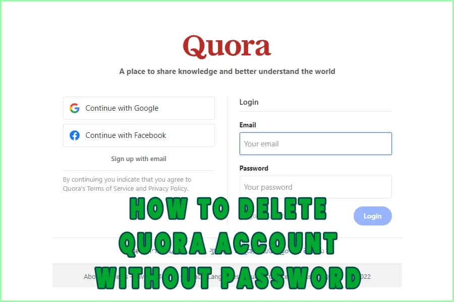 Facebook password without to how account delete Help Centre